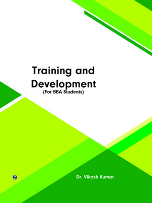 cover image of Training and Development